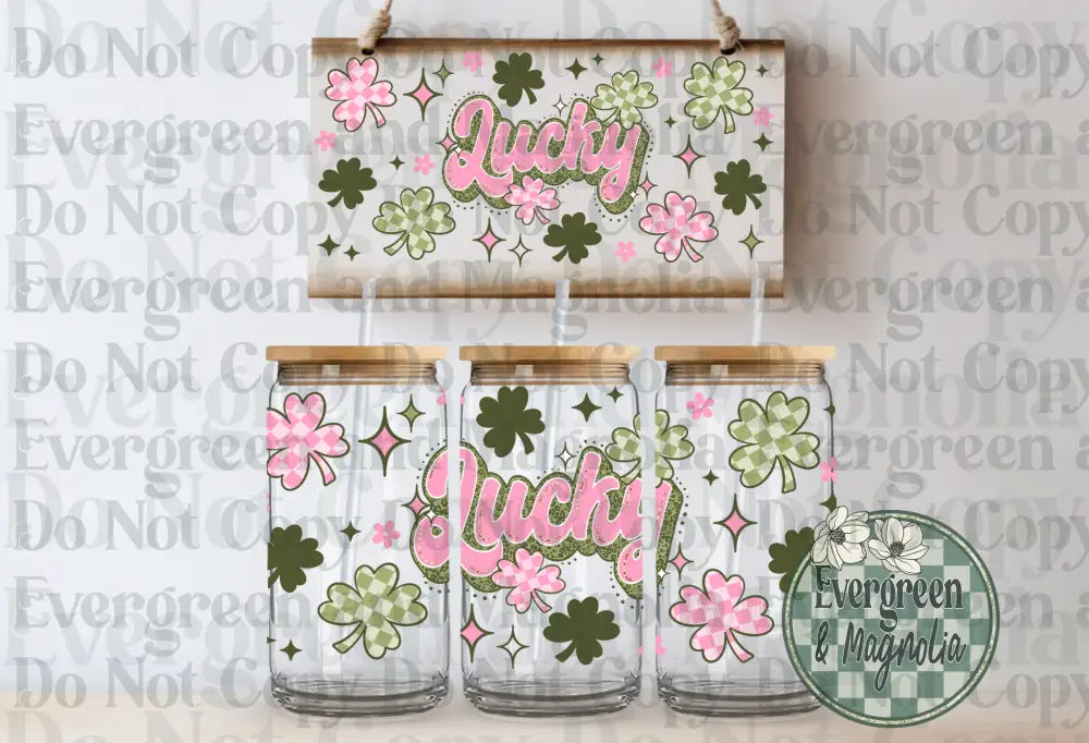 Lucky Pink & Green