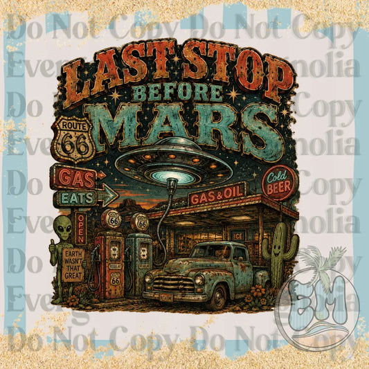 Last stop before mars