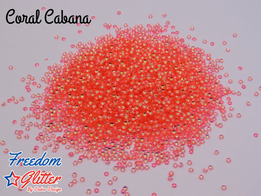 Coral Cabana Pearls (Pearl Glitter)