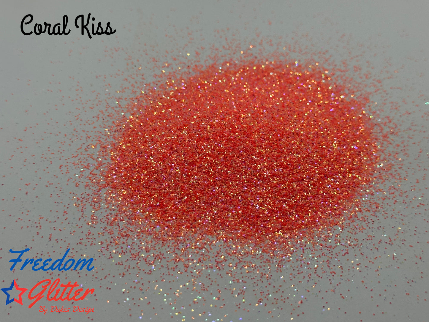 Coral Kiss (Iridescent Glitter)