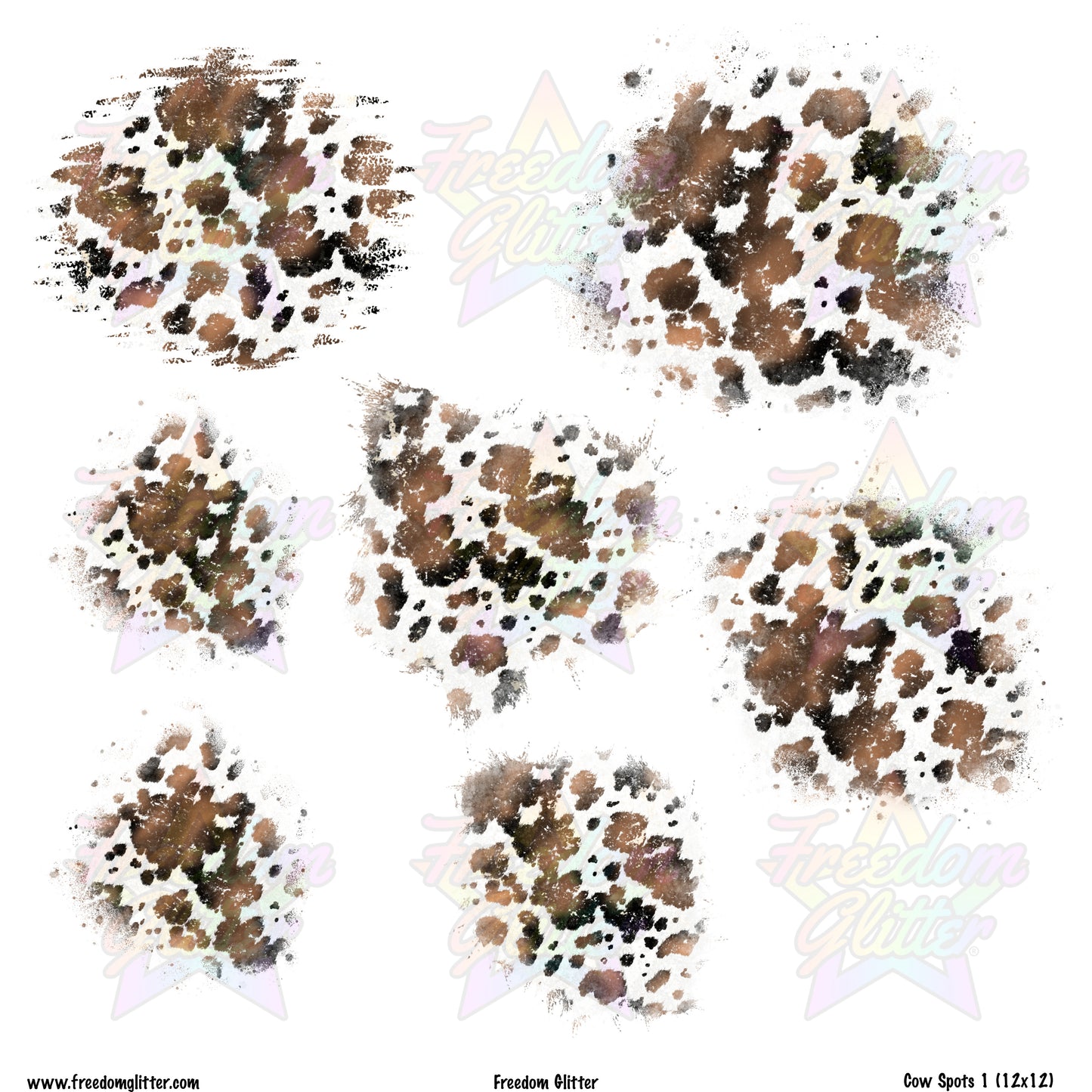 Cow Spots 1 (Printed Vinyl)
