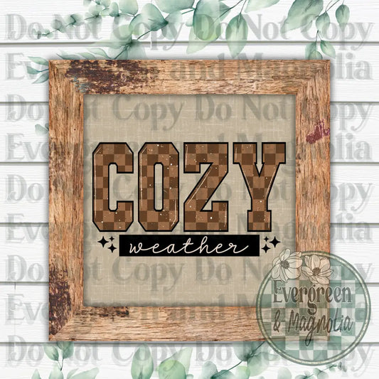 Cozy Weather Checkered