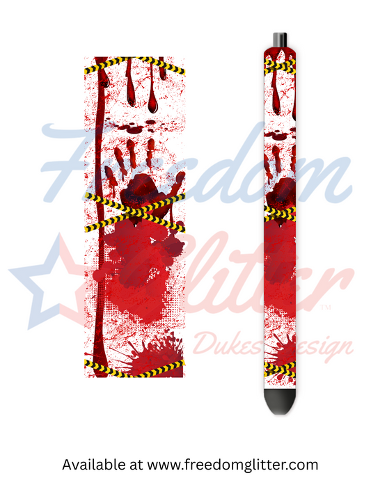 Crime 5 Pen Wrap (Vinyl)