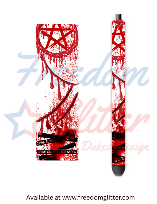 Crime 7 Pen Wrap (Vinyl)