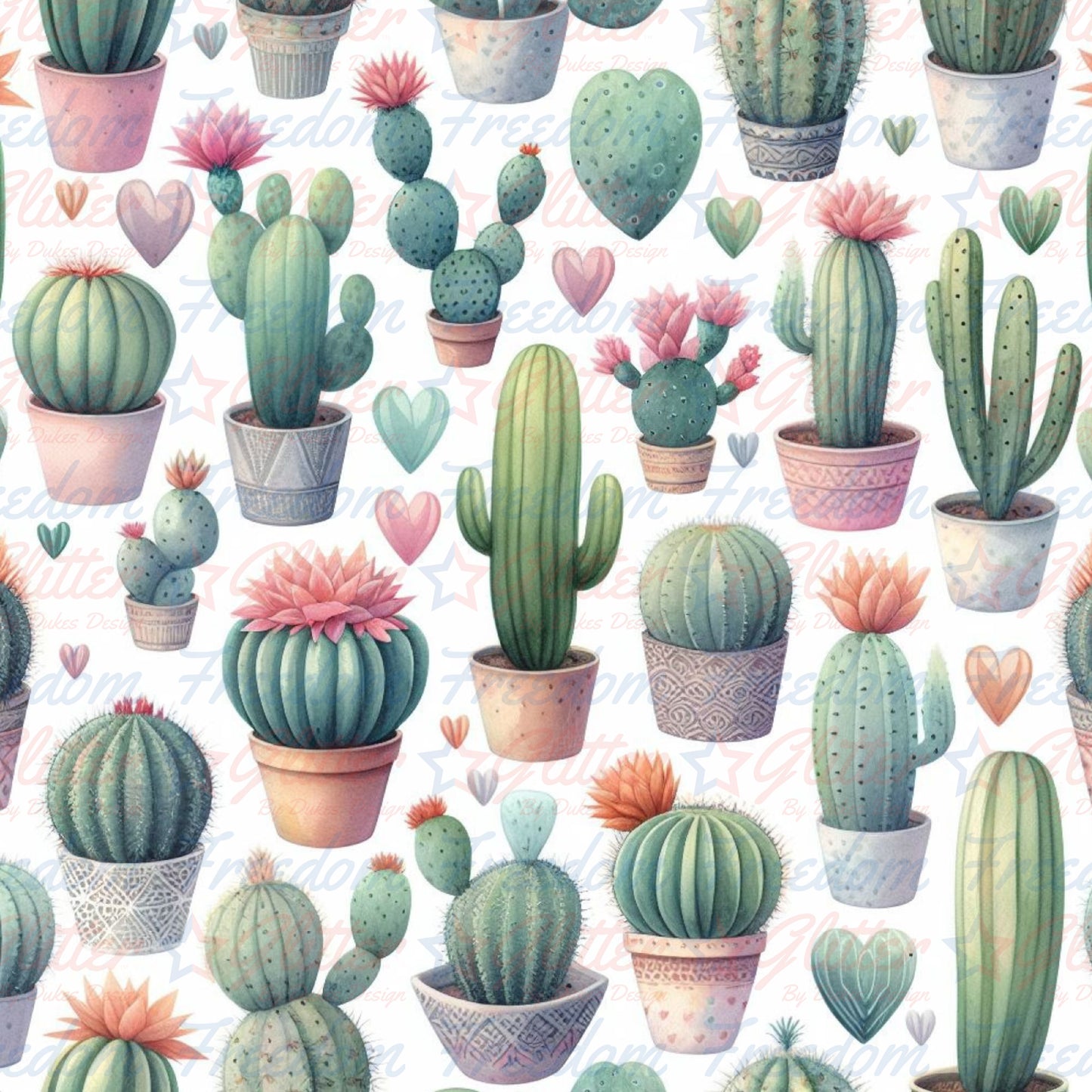 Cute Cactus 1 (Printed Vinyl)