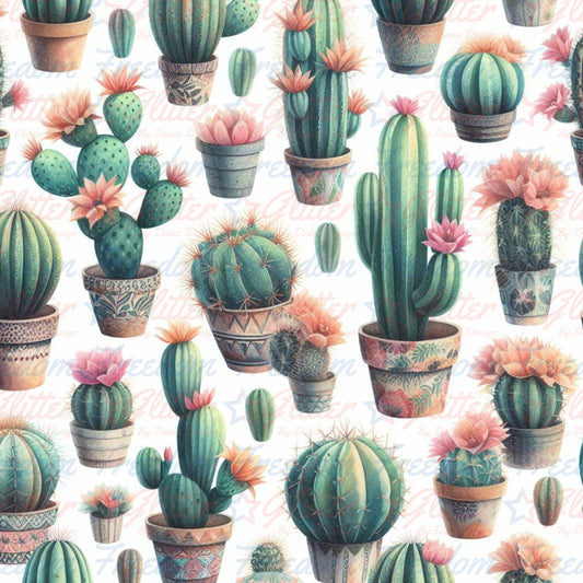 Cute Cactus 2 (Printed Vinyl)