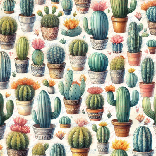 Cute Cactus 4 (Printed Vinyl)