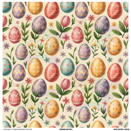 Cute Easter 3 (Printed Vinyl)
