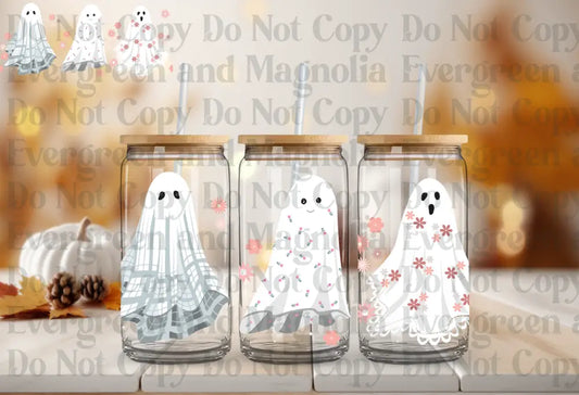 Cute Ghosts in Sheets