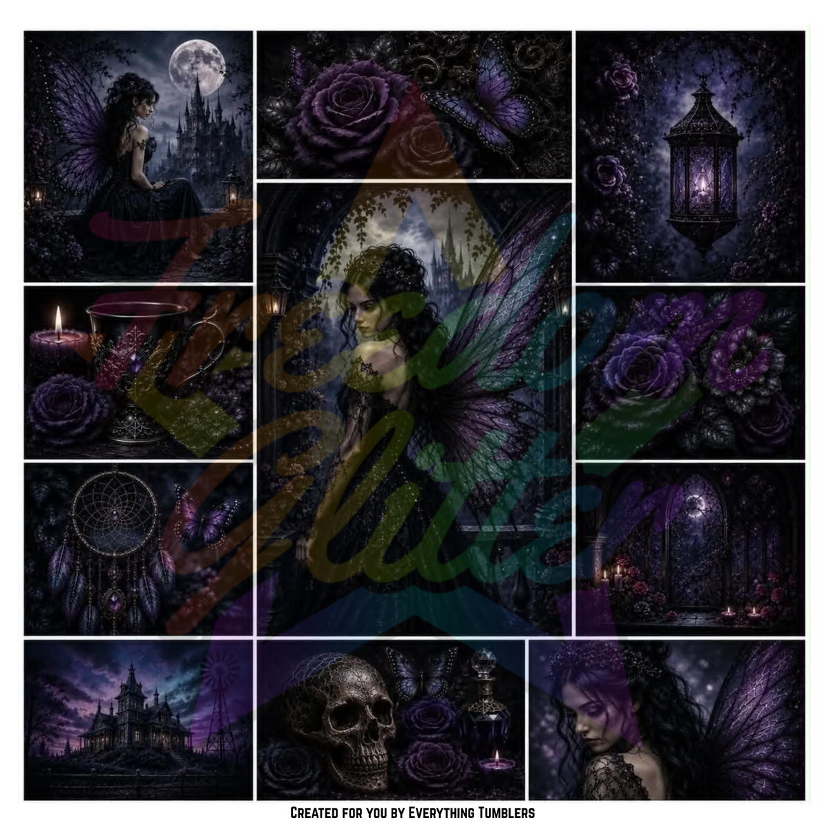 Dark Mystical Fairy (Printed Vinyl)