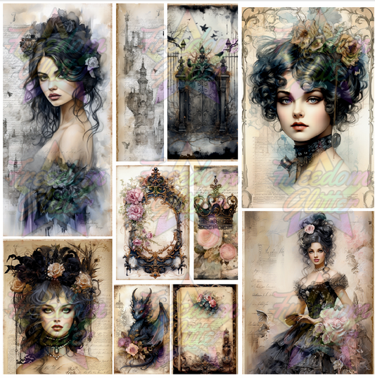 Mixed Image Sheet - Dark Princess (Printed Vinyl)