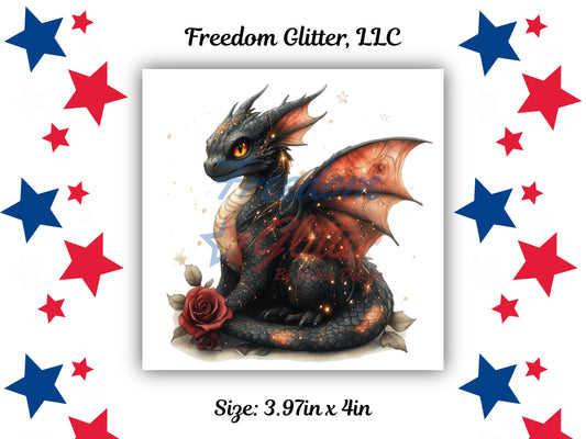 Dark Romance Series - Black Dragon & Rose  (UVDTF)