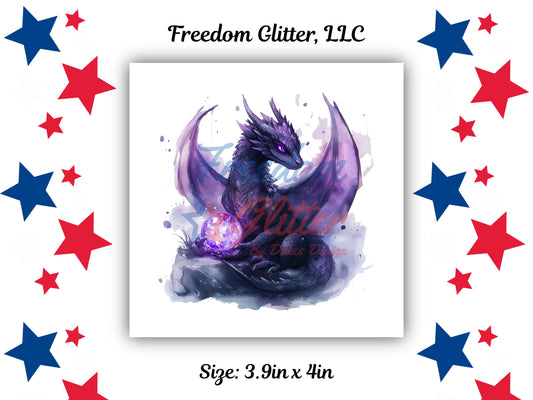 Dark Romance Series - Mystical Purple Dragon (UVDTF)