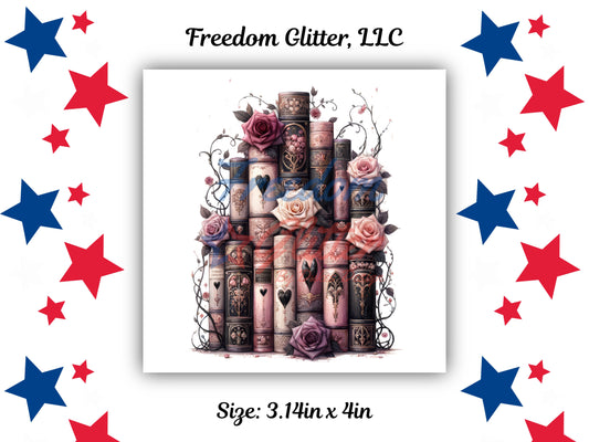 Dark Romance Series - Pink Books & Roses 2 (UVDTF)