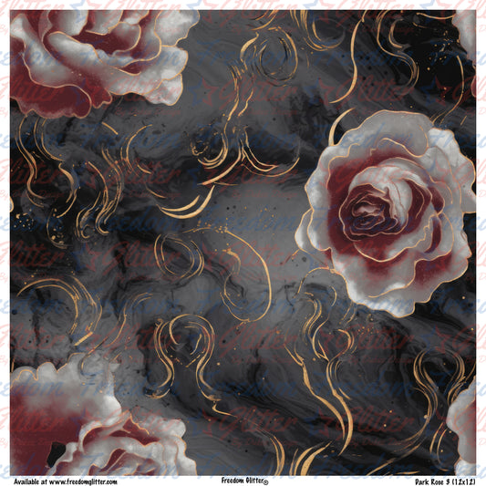 Dark Rose 3 (Printed Vinyl)