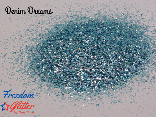 Denim Dreams (Metallic Glitter)