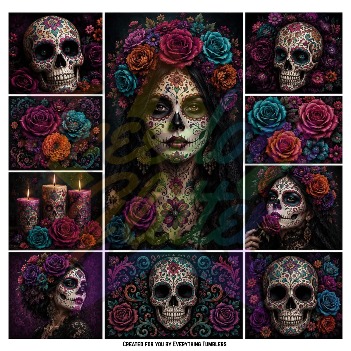 Dia de Los Muertos 4 (Printed Vinyl)