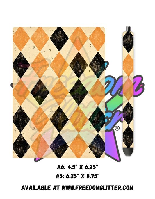 Diamond Halloween Acrylic Notebook Cover