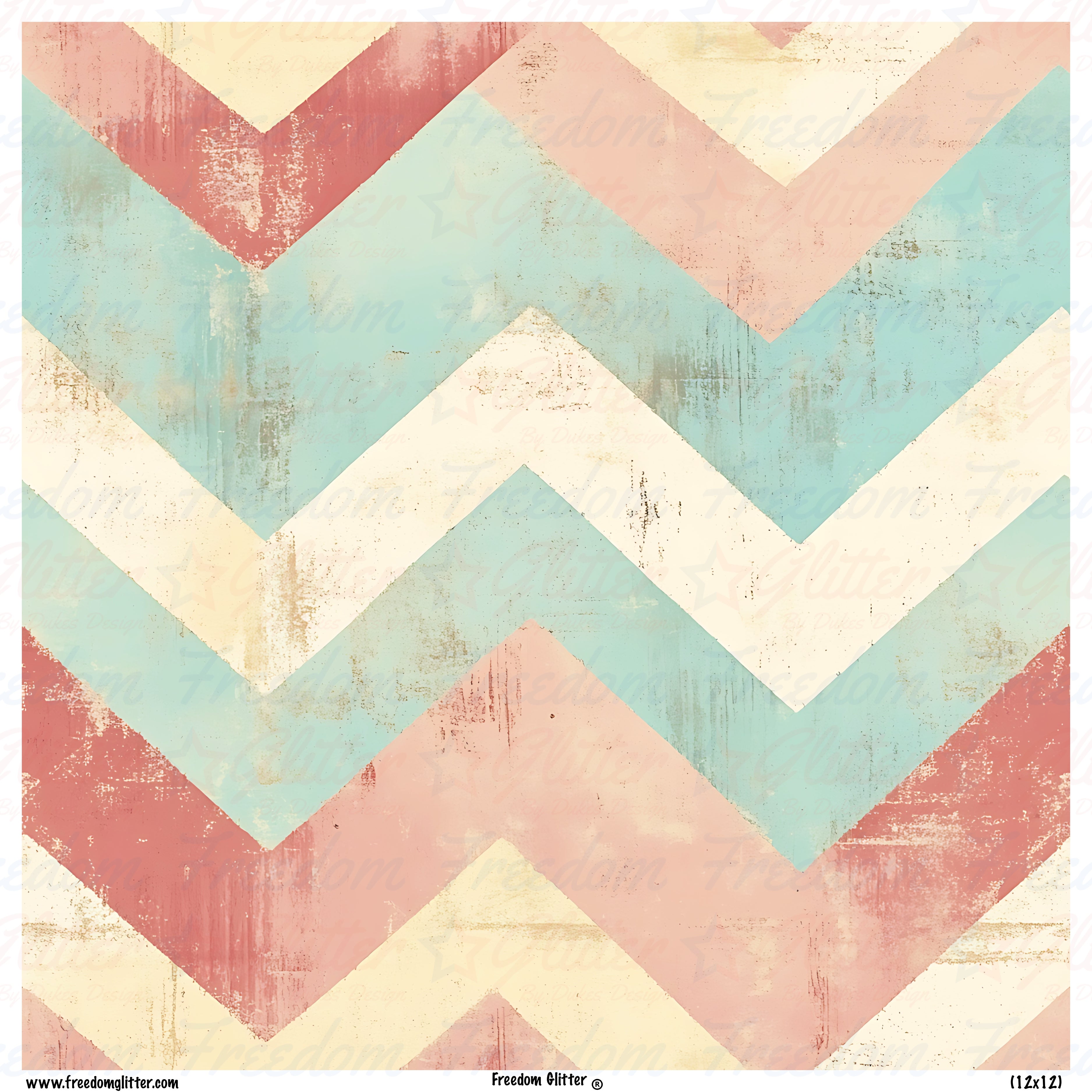 Distressed Pvc Distressed Chevron 4 (Printed Vinyl) – Freedom Glitter