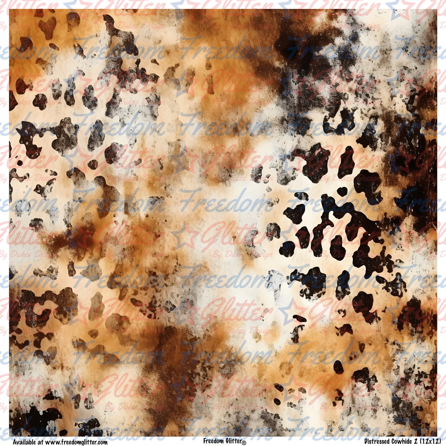 Distressed Cowhide 2 (Printed Vinyl)