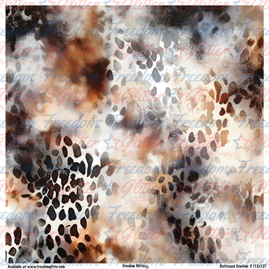 Distressed Cowhide 3 (Printed Vinyl)