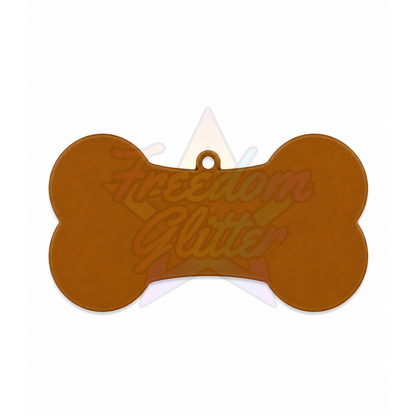 Dog Bone Acrylic Ornament Blank – 4"