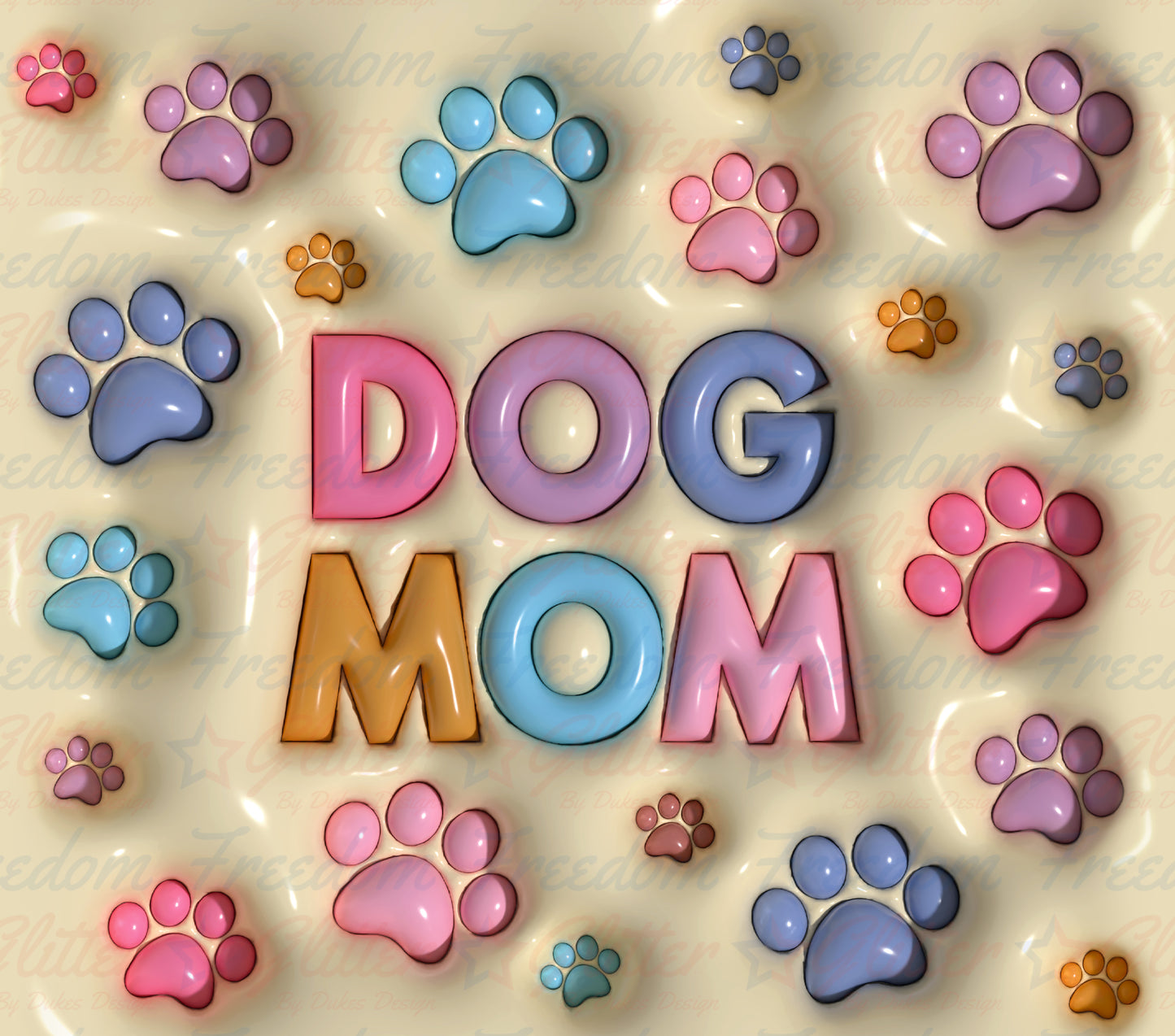 Dog Mom (Printed Vinyl)