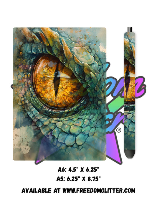 Dragon Eye Acrylic Notebook Cover