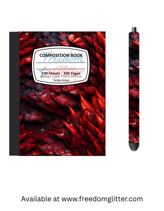 Dragon Scales 3 Notebook Cover