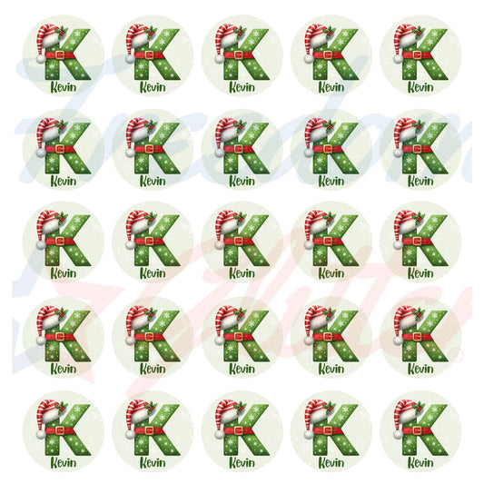Customized Christmas Gift Tags - Elf