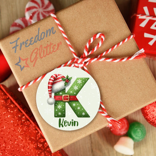 Customized Christmas Gift Tags - Elf