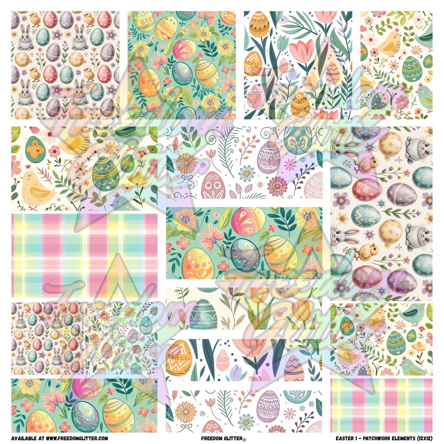 Patchwork Elements - Easter 1 (Printed Vinyl)