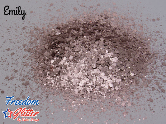 Emily (Matte Metallic Glitter)