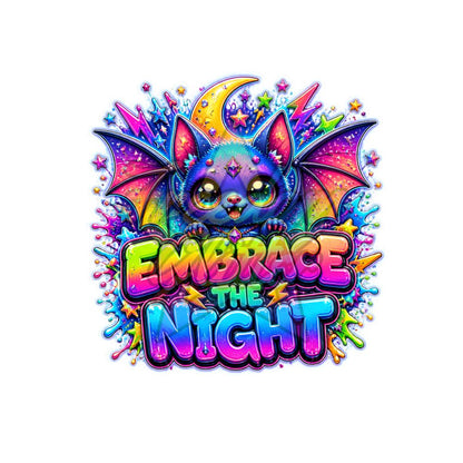 Encouraging -Embrace the Night 2" Badge Reel Acrylic Blank