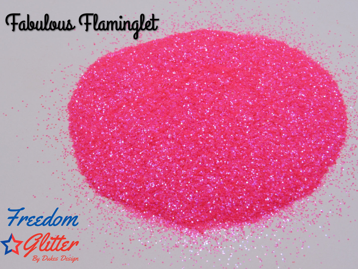 Fabulous Flaminglet (High Sparkle Iridescent Glitter)