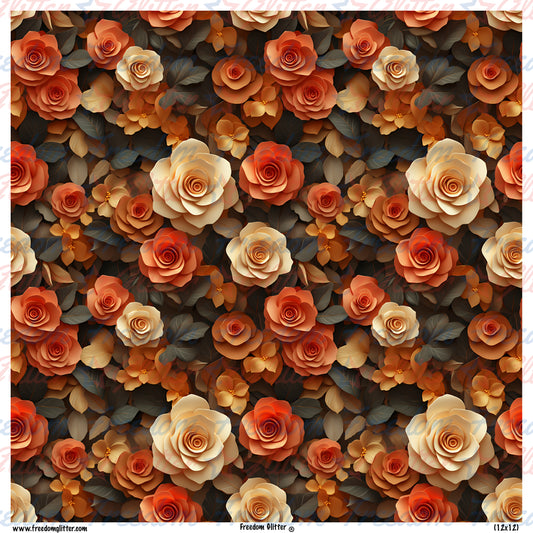 Fall Floral 3 (Printed Vinyl)