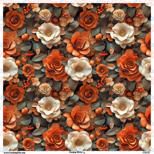 Fall Floral 1 (Printed Vinyl)