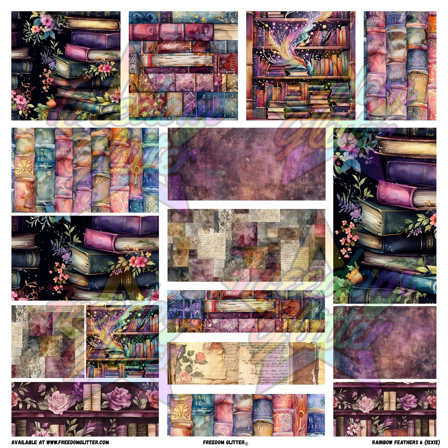 Patchwork Elements - Fantasy Books 1 (Printed Vinyl)