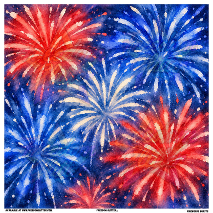 Fireworks Bursts (Printed Vinyl)
