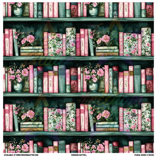 Floral Books 2 (Printed Vinyl)