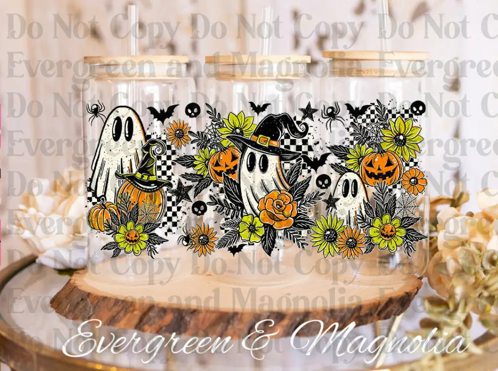 Floral Ghost green