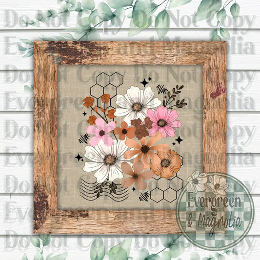 Floral collage