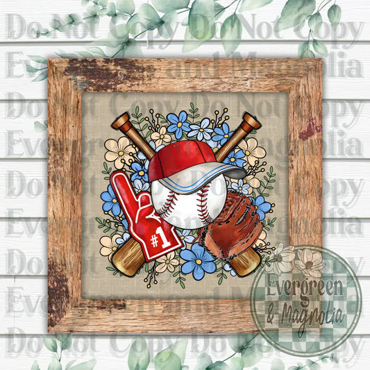 Floral baseball