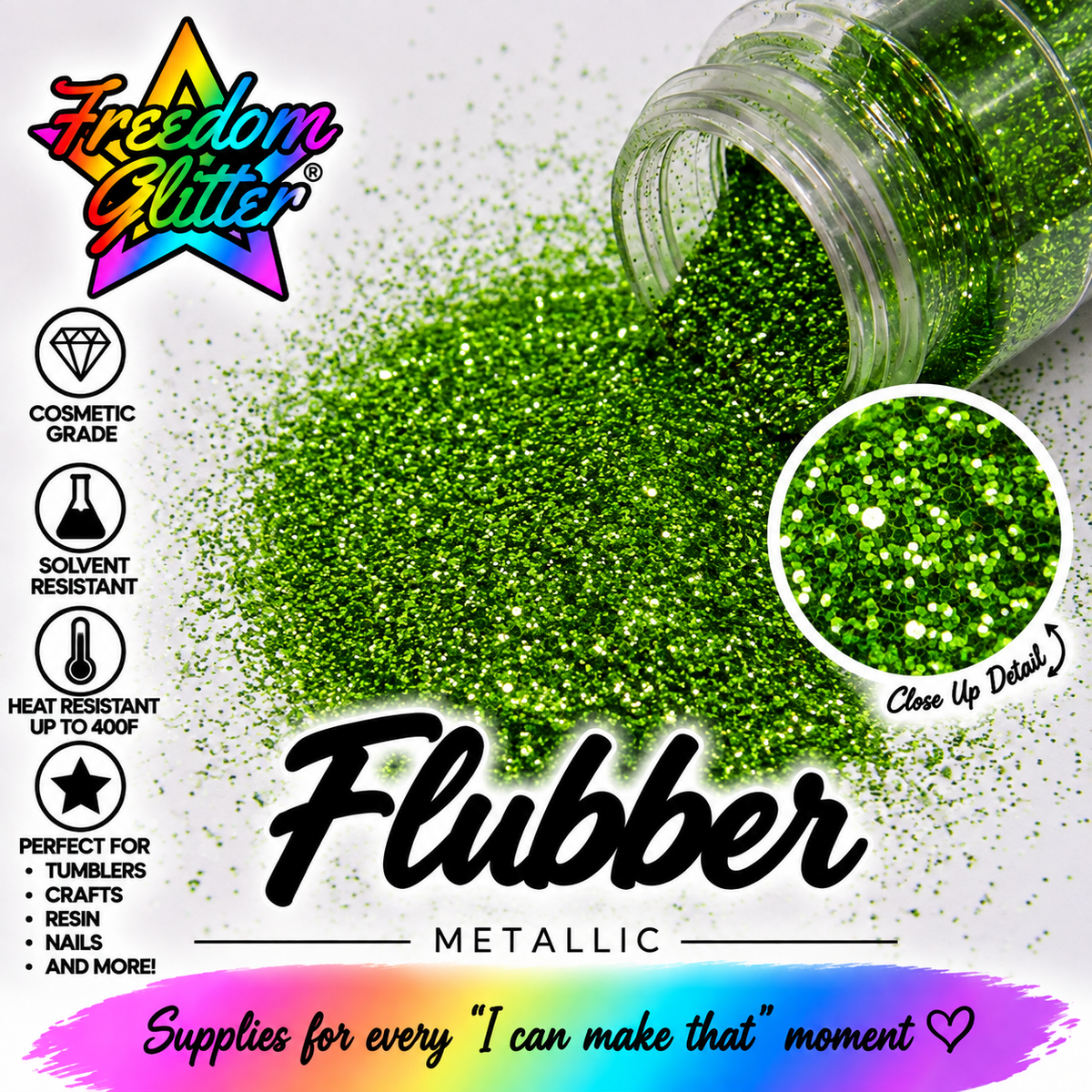 Flubber (Metallic Glitter)