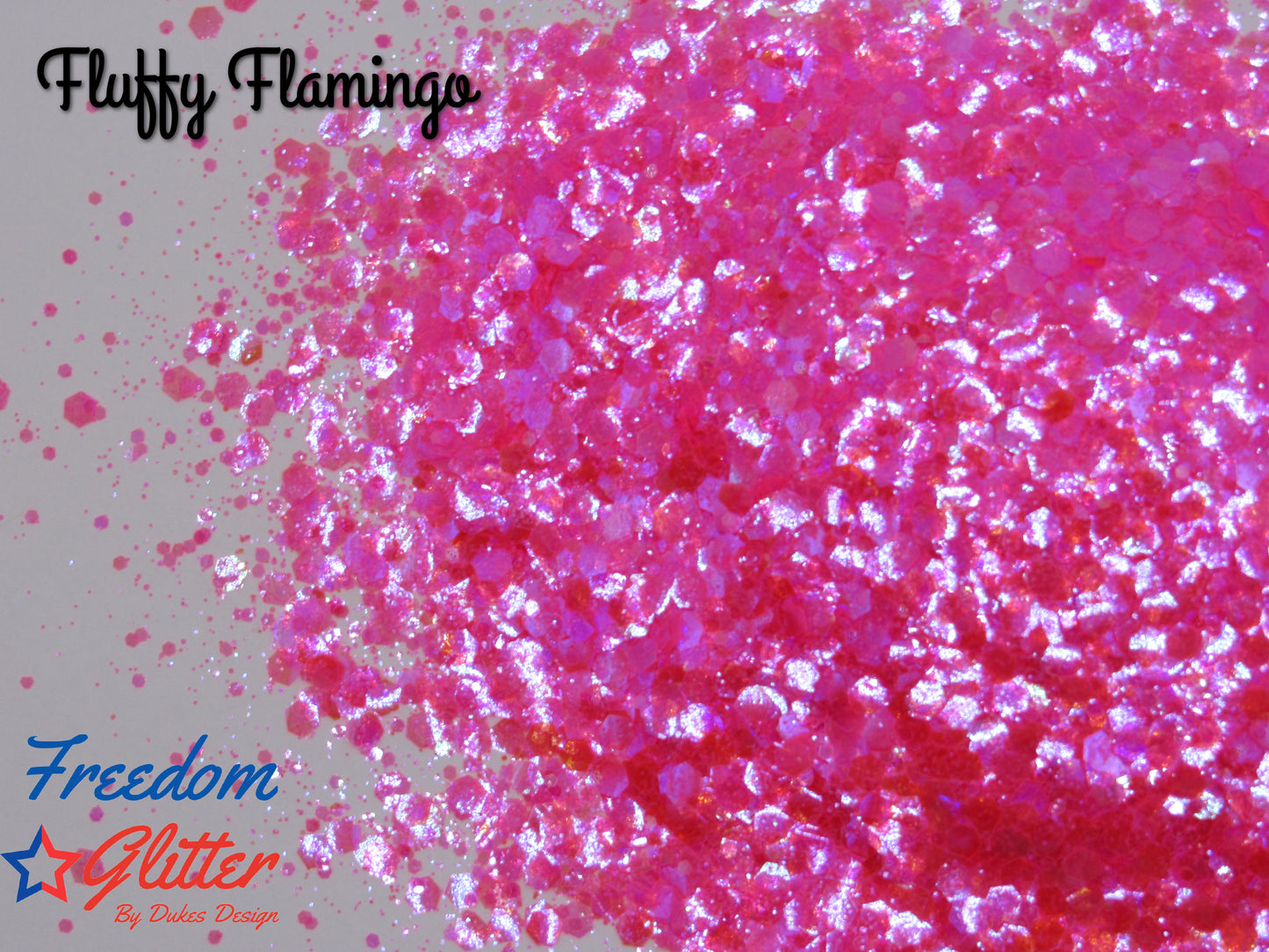 Fluffy Flamingo (High Sparkle Iridescent Glitter)