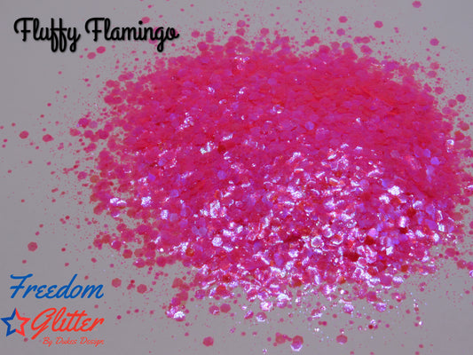 Fluffy Flamingo (High Sparkle Iridescent Glitter)