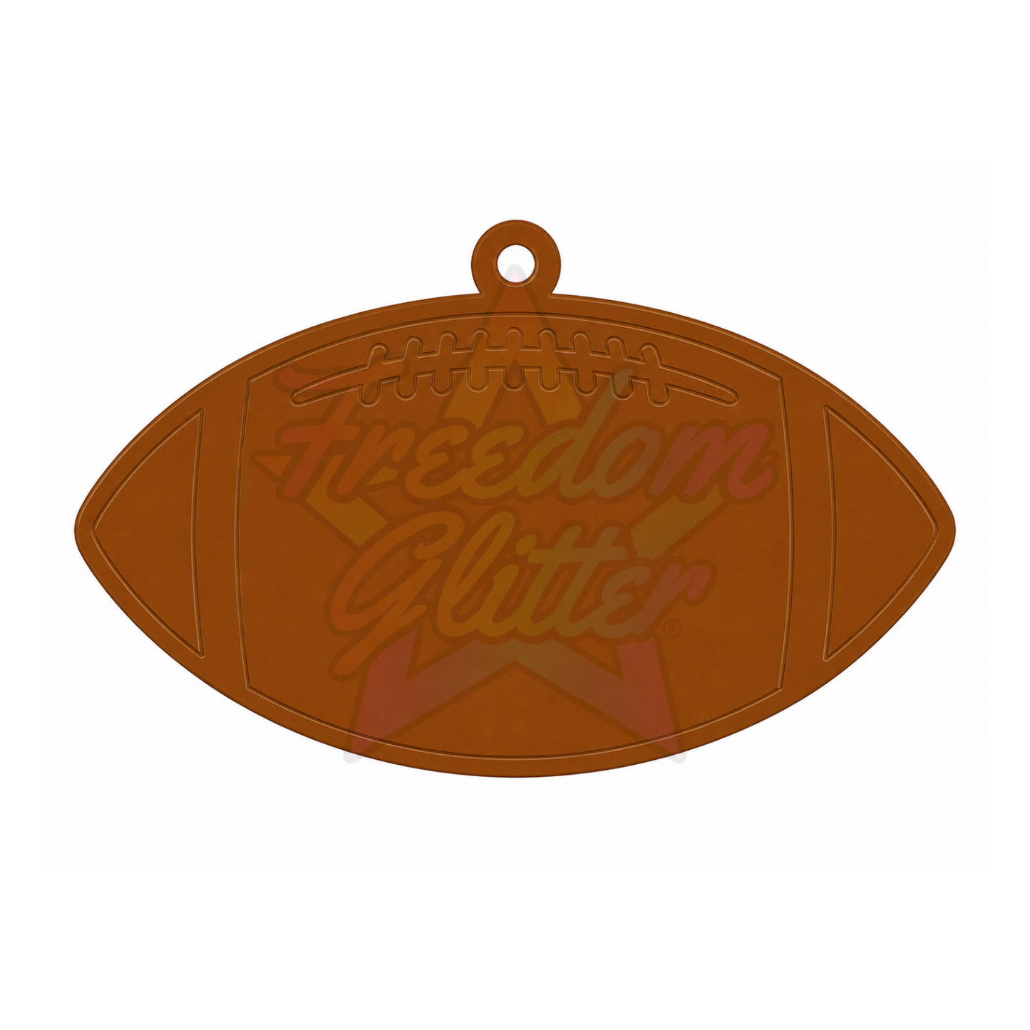 Football Acrylic Ornament Blank – 4"