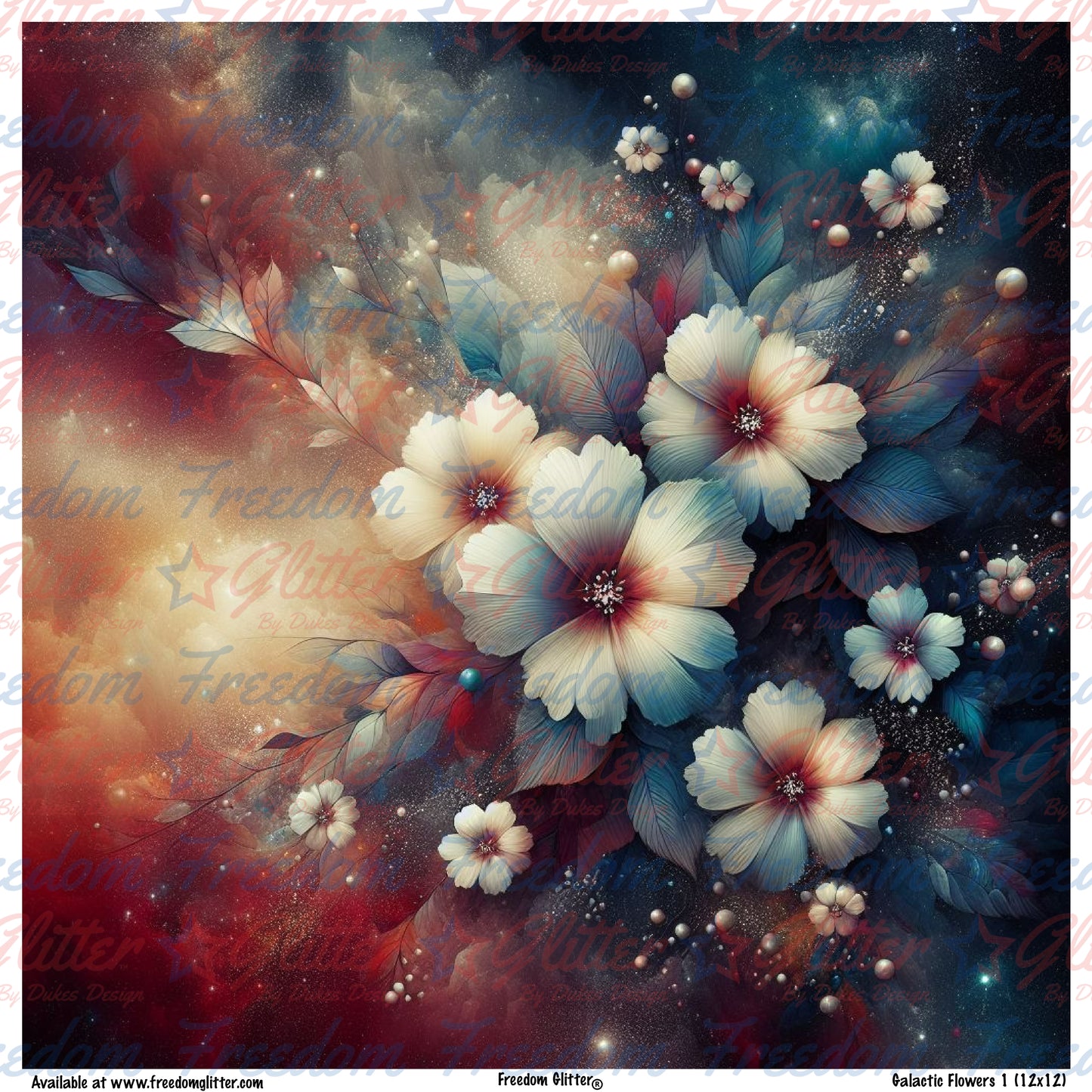 Galactic Flowers 1 (Printed Vinyl)