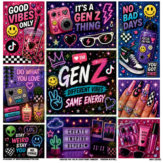 Mixed Image Sheet - Gen Z (Printed Vinyl)