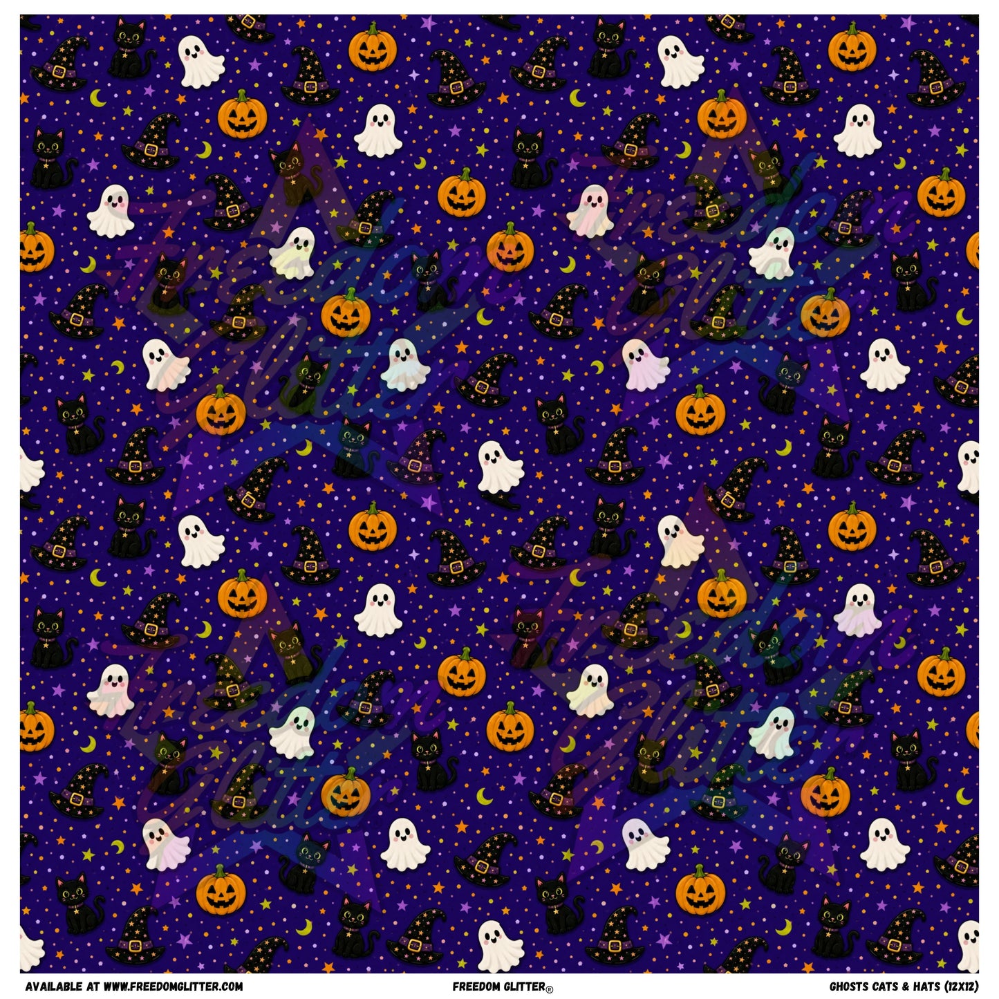 Ghosts Cats & Hats (Printed Vinyl)